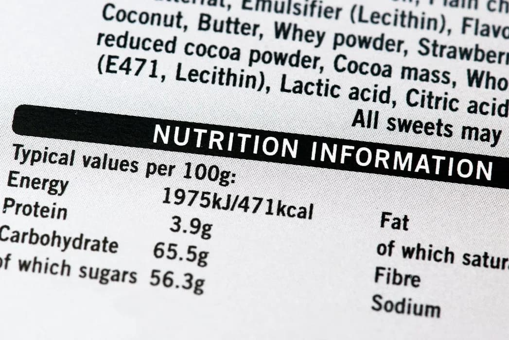 ELEWA KASHA LA UNACHOKULA "FOOD LABEL"🧃